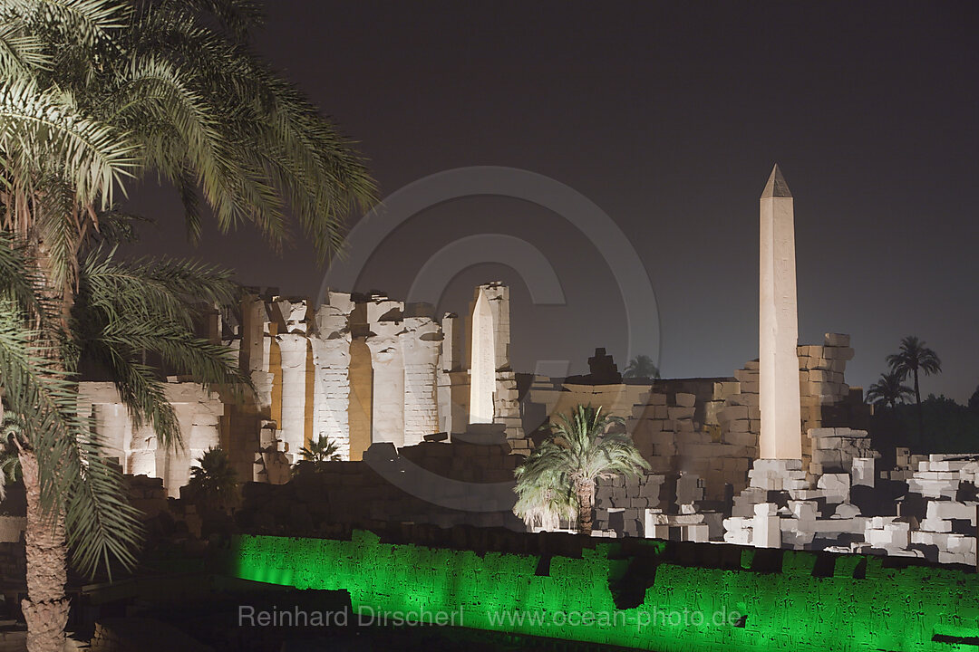 Light and Sound Show at Karnak Temple