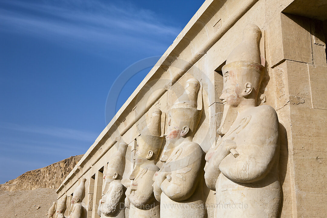 Hatschepsut Statuen, Luxor, Aegypten