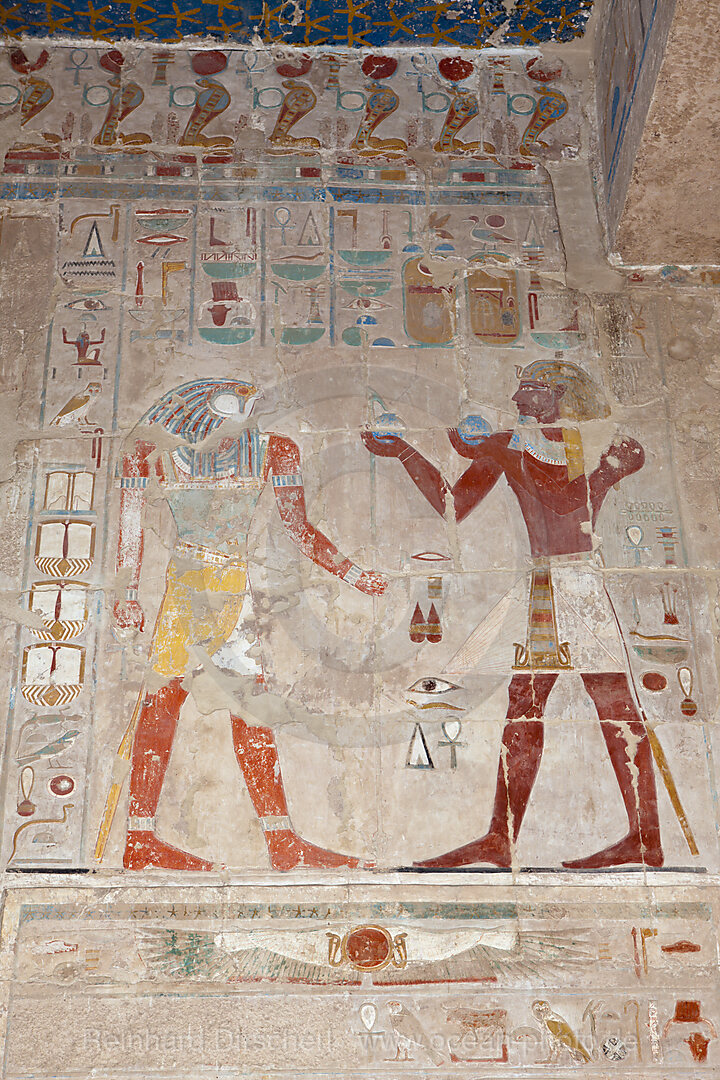 Relief in Hatschepsut Tempel
