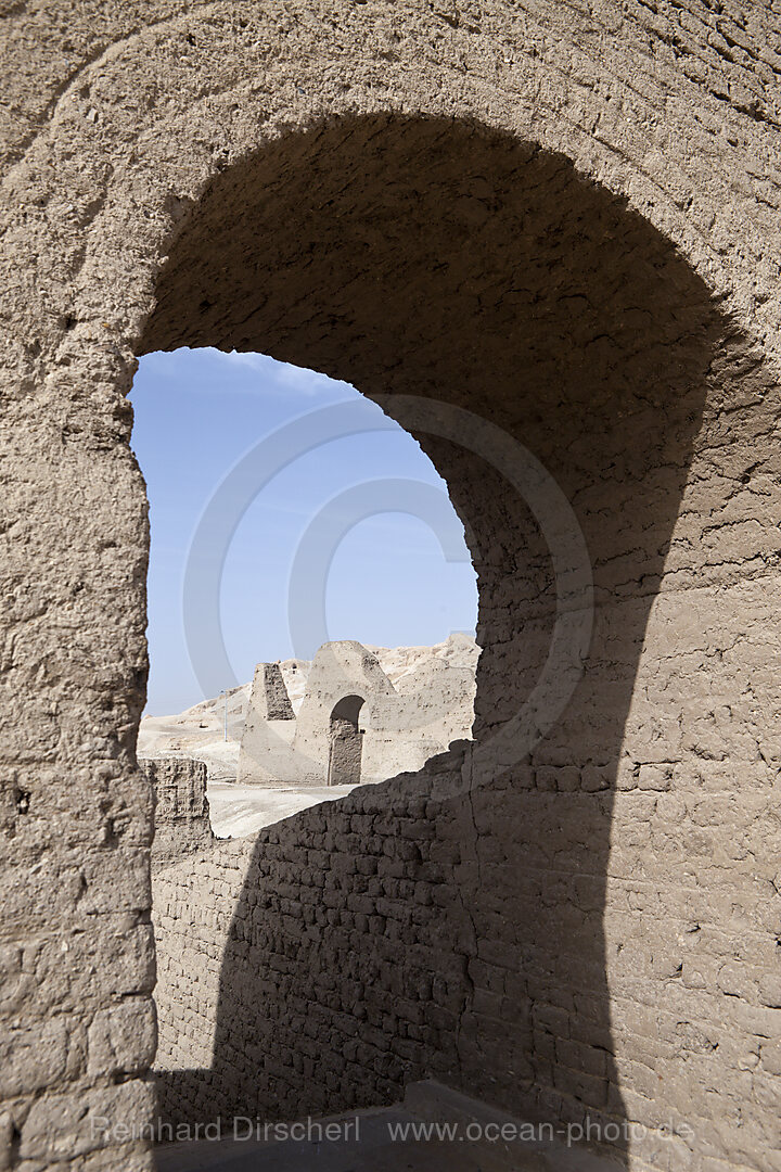 Ruinen in der Totenstadt von Theben, Luxor, Aegypten