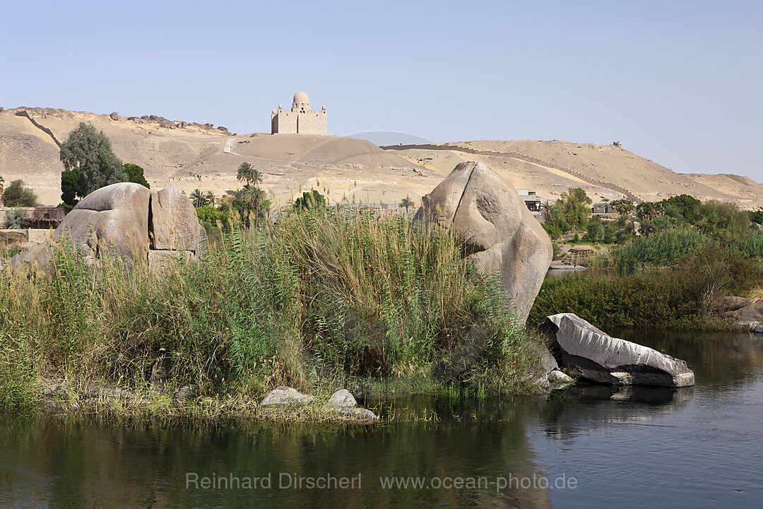 Nile River Cataract and Mausoleum of Aga Khan