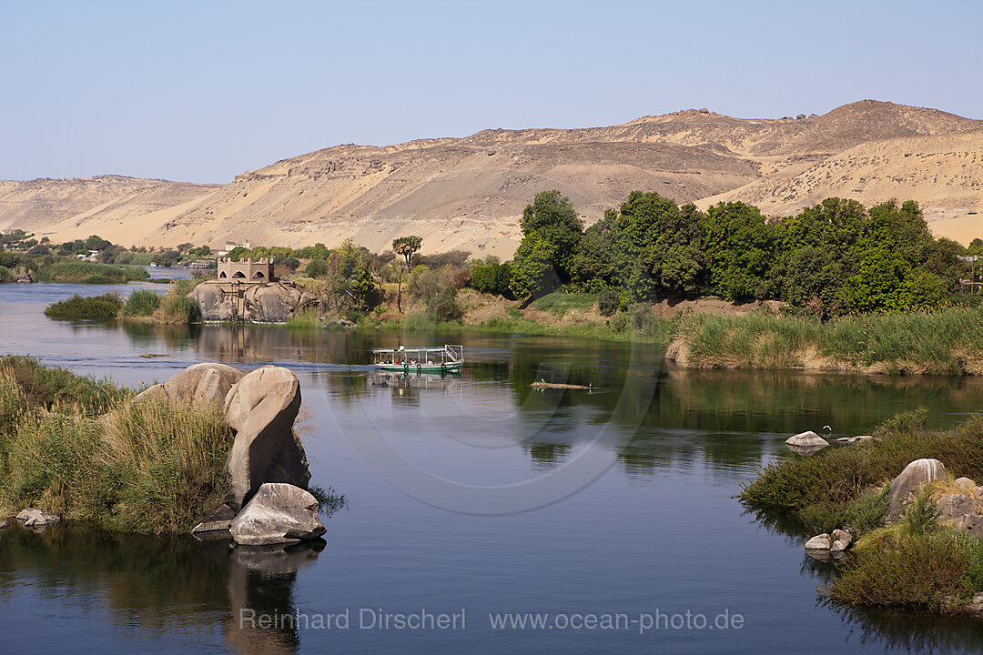 Felucca on Nile River Cataract