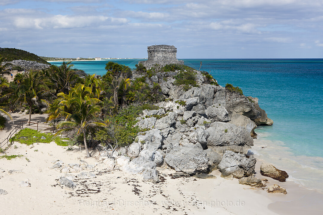 Maya Ruinen el Castillo von Tulum