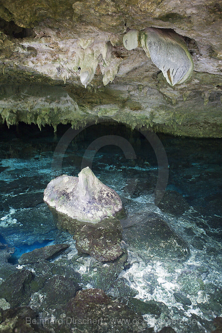 Eingang der Cenote Dos Ojos
