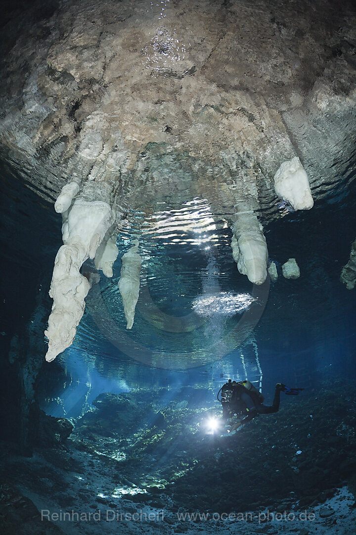 Taucher in Gran Cenote