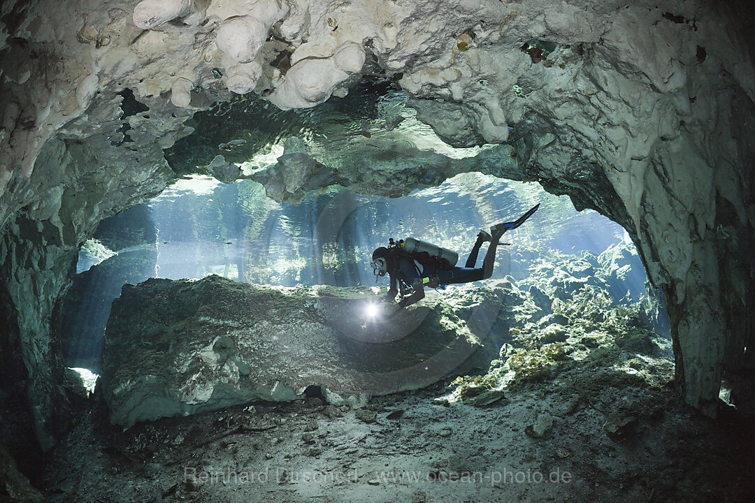 Taucher in Gran Cenote