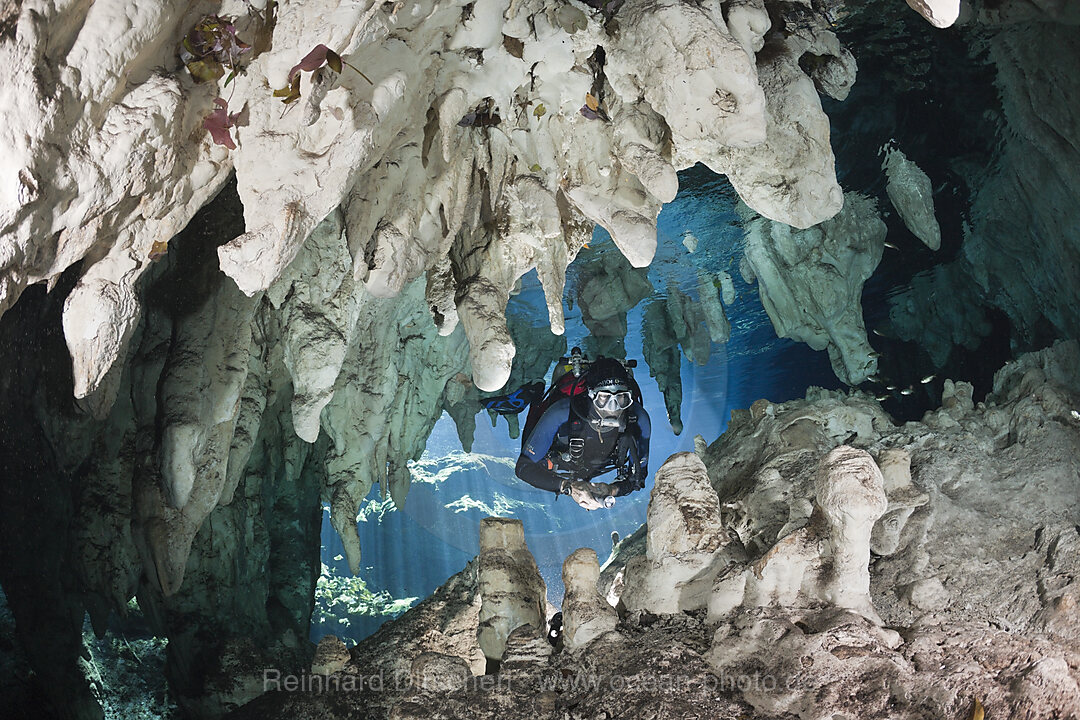 Scuba Diver in Gran Cenote