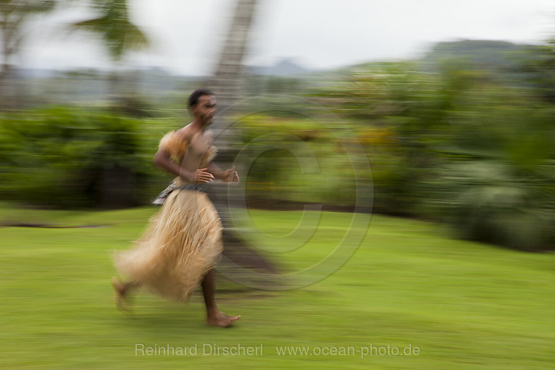 Einheimischer Krieger, Pacific Harbour, Viti Levu, Fidschi