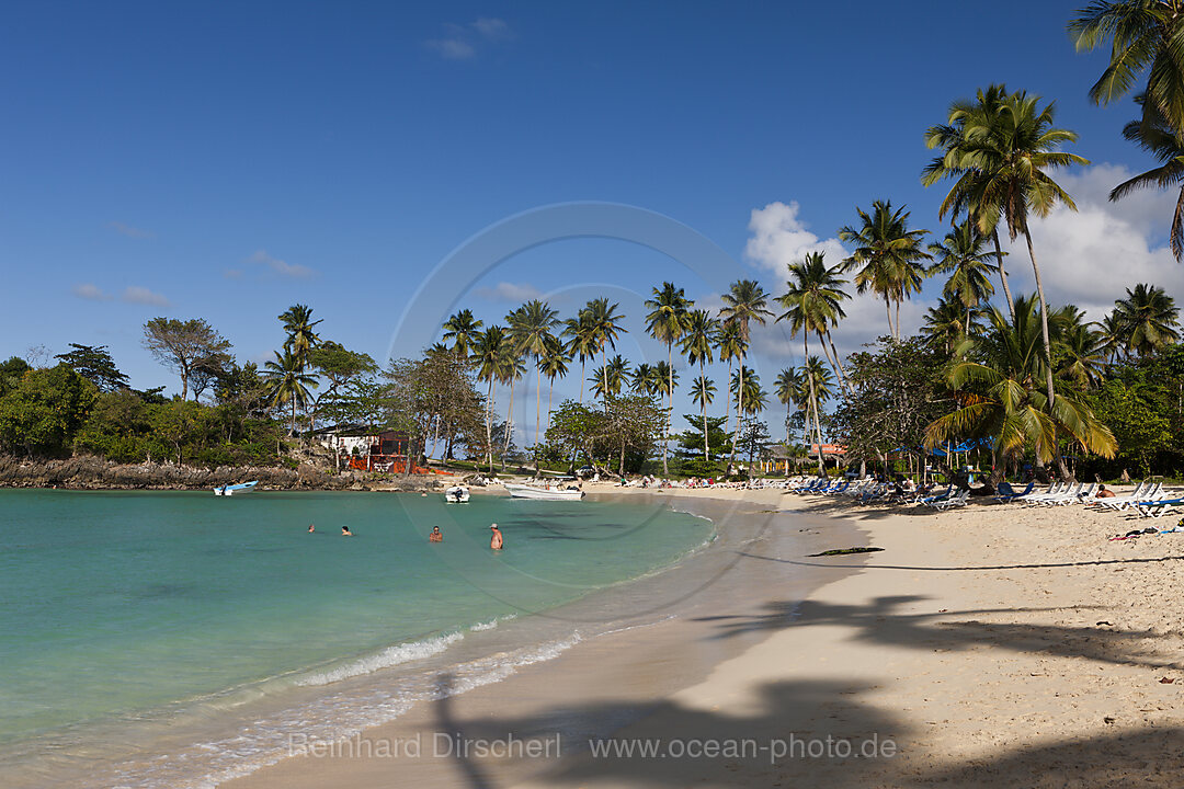 Strand Playa Rincon bei Las Galeras, Halbinsel Samana, Dominikanische Republik