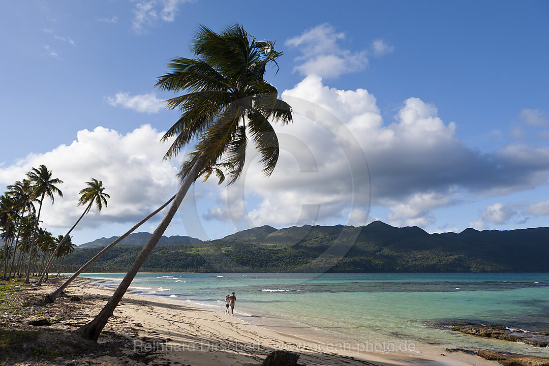 Strand Playa Rincon bei Las Galeras, Halbinsel Samana, Dominikanische Republik