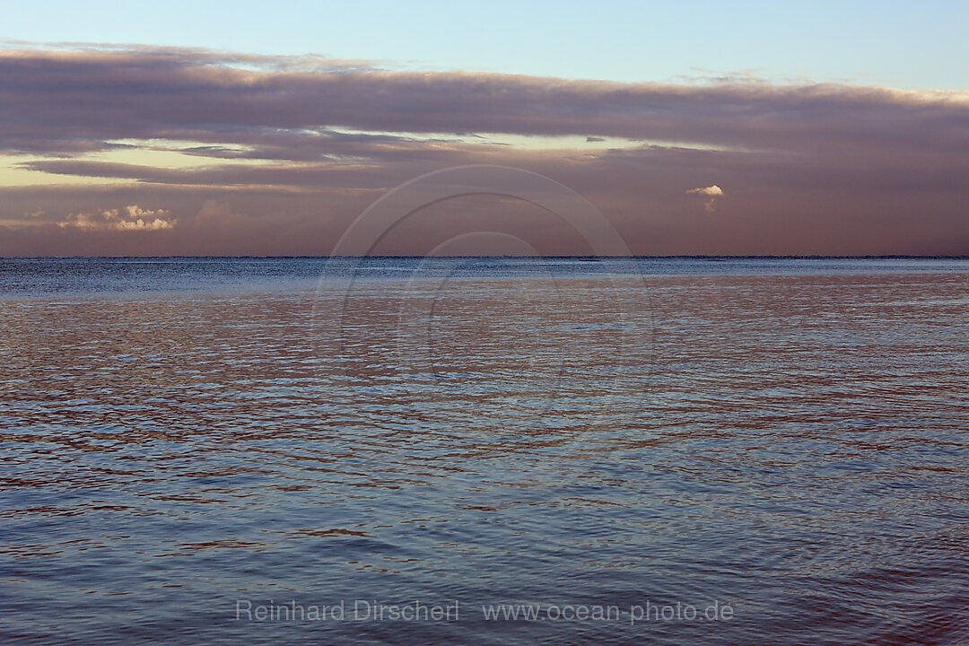 Sunset at Playa Rincon Beach near Las Galeras, Samana Peninsula, Dominican Republic