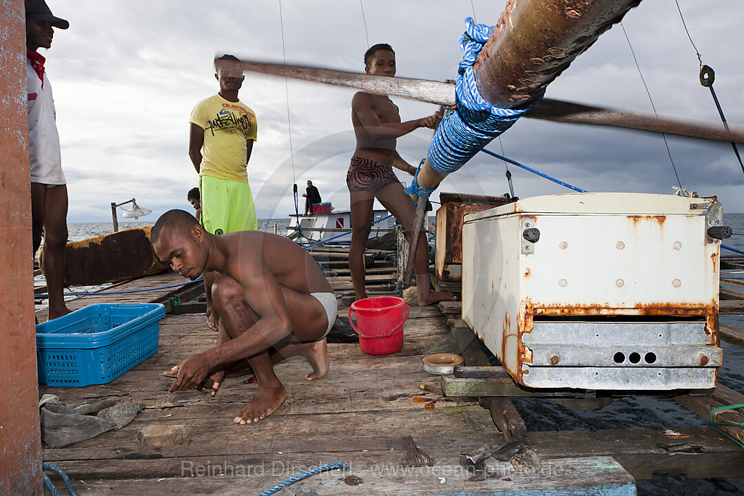 Fishermen living on Fishing Platform called Bagan