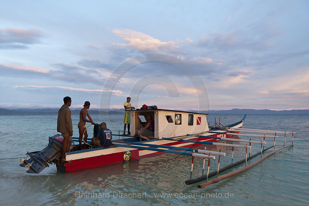 Typical Diving Boat at Cenderawasih Bay