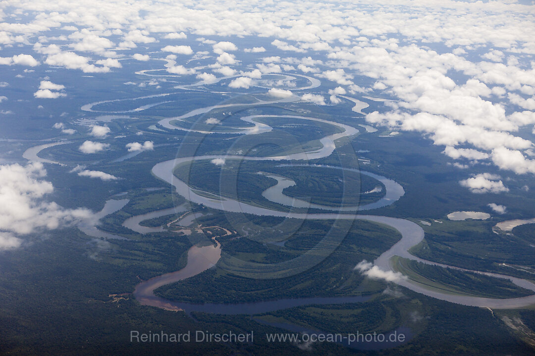 Course of Mamberamo River