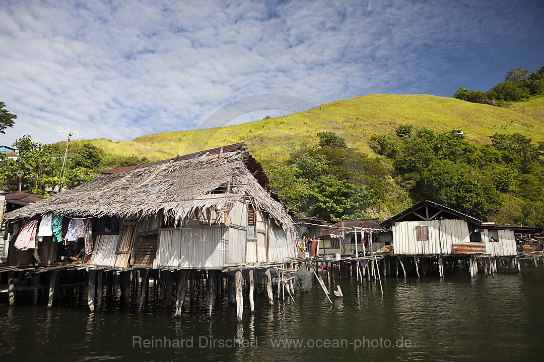 Fischerhuetten am Sentani See
