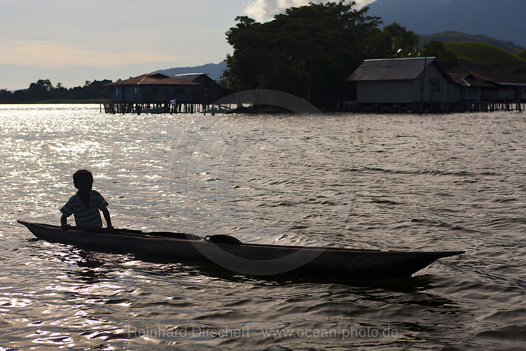 Bootsfahrt auf dem Sentani See