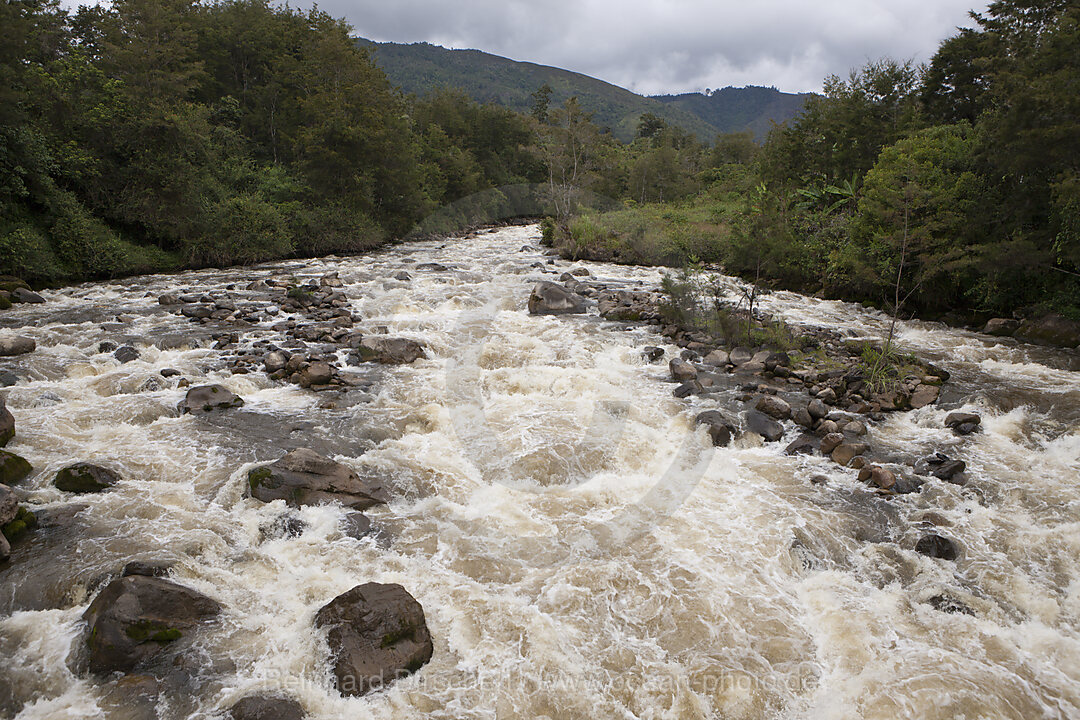 Wamena River in Baliem Valley