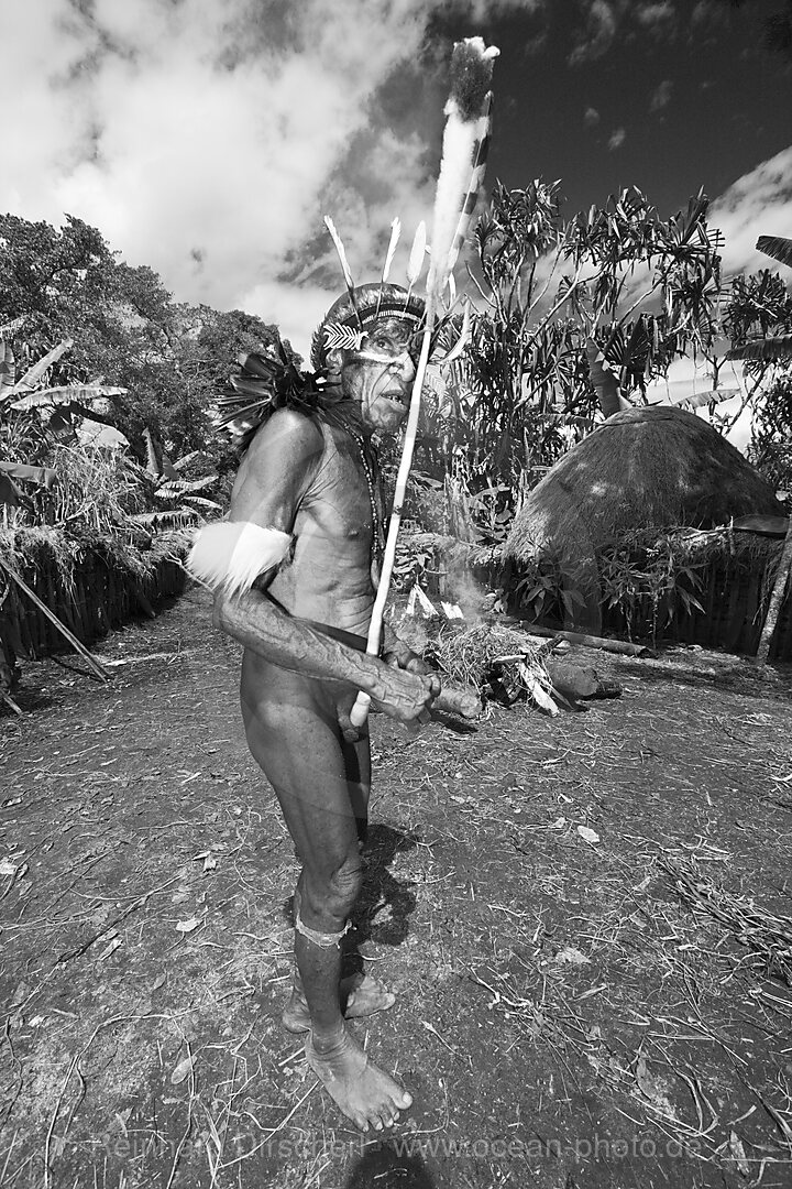 Dani Krieger, Baliem Valley, West Papua, Indonesien