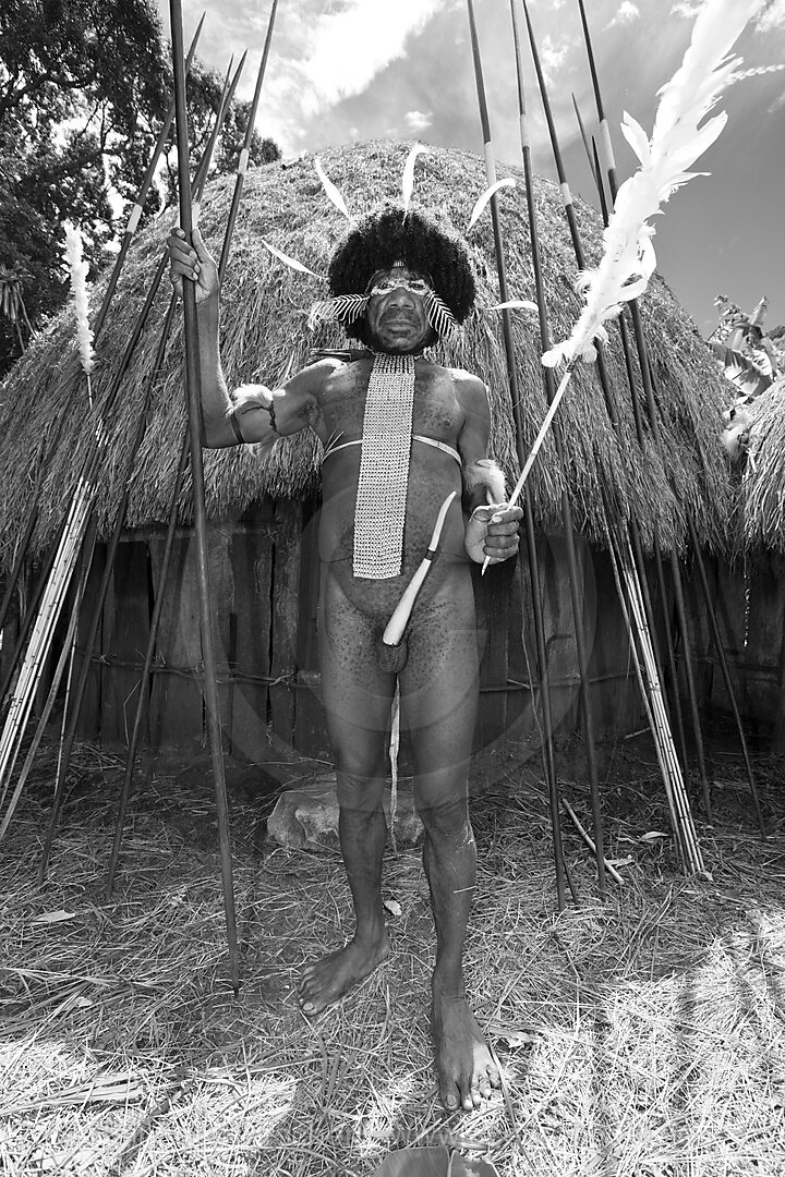 Warrior of Dani Tribe
