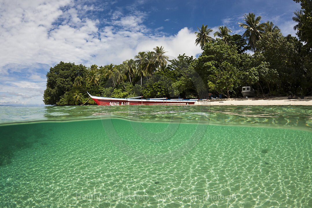 Lagune der Insel Ahe