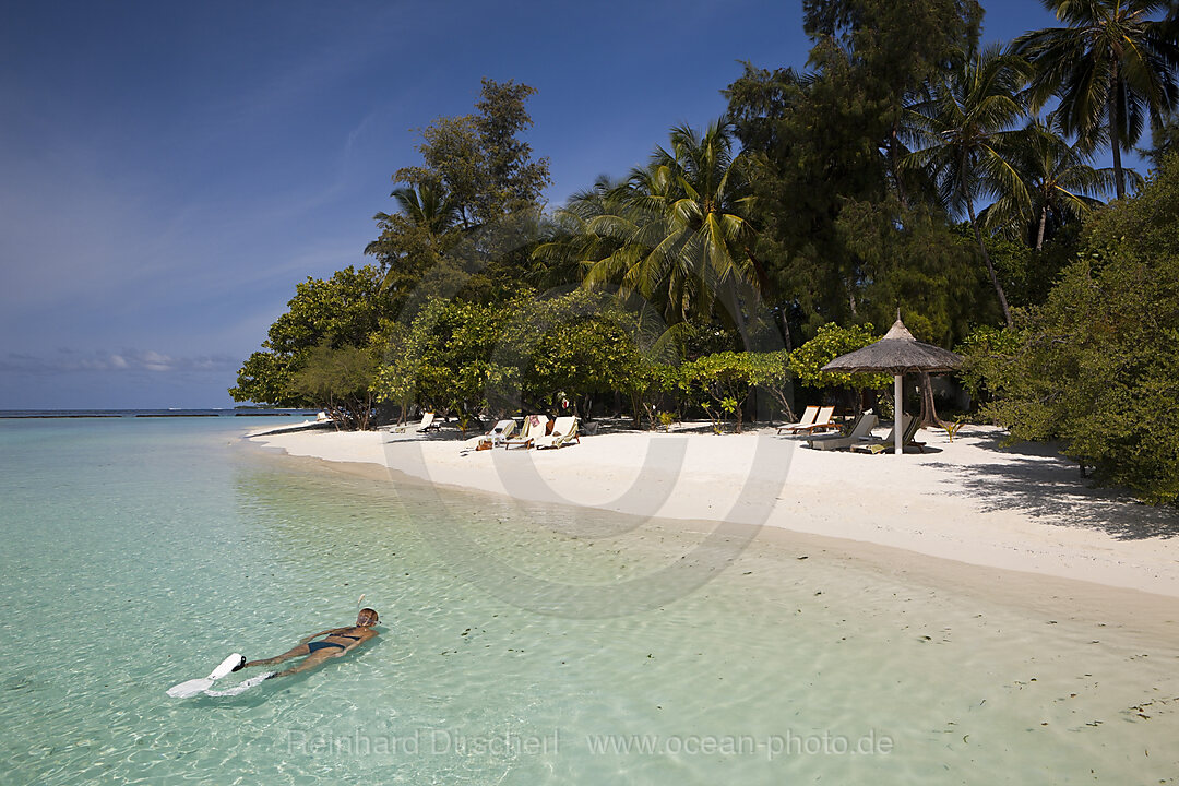 Strand von Kurumba, Nord-Male Atoll, Indischer Ozean, Malediven