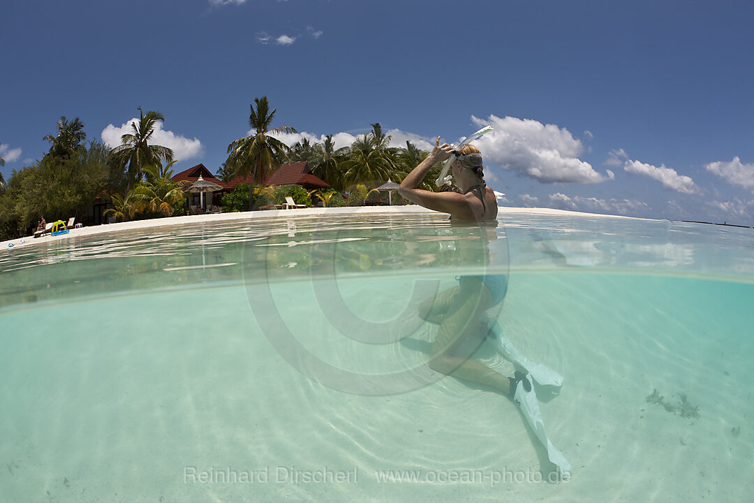 Ferien auf den Malediven, Nord-Male Atoll, Indischer Ozean, Malediven