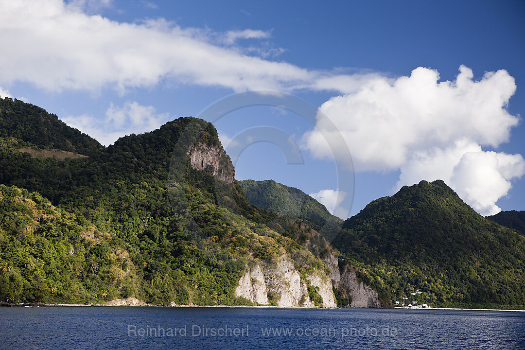 Coast close to Roseau