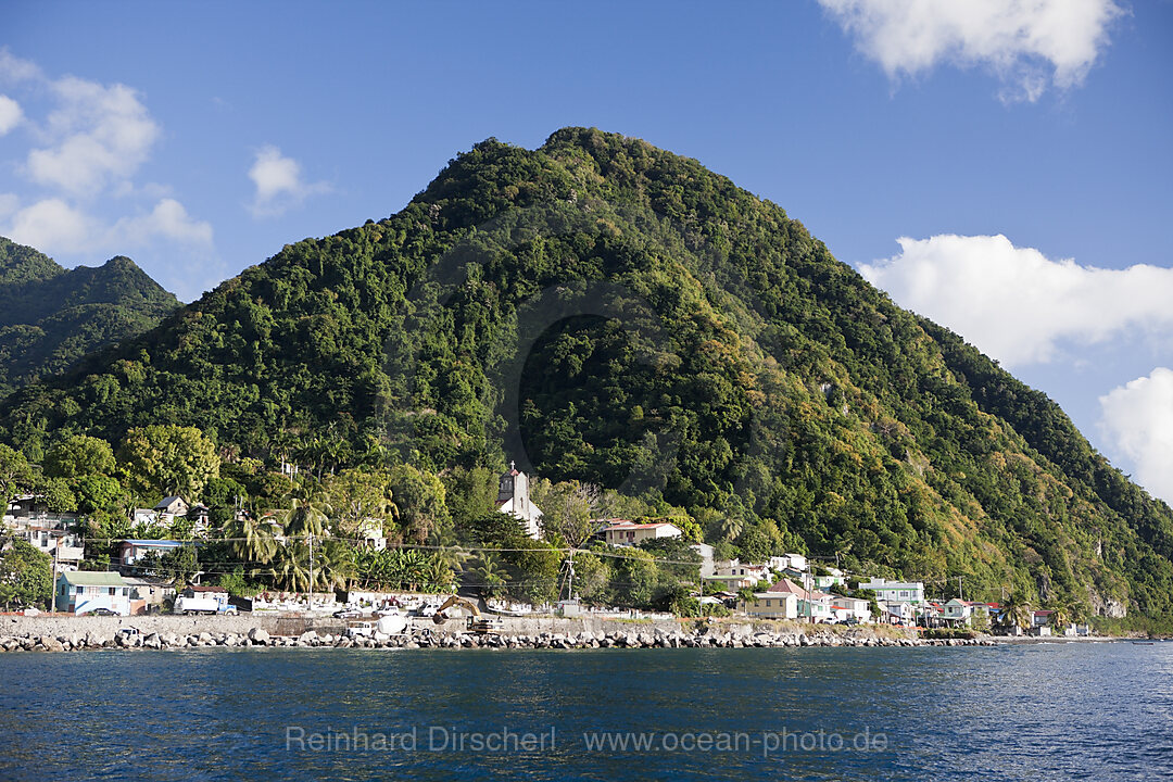 Coast close to Roseau