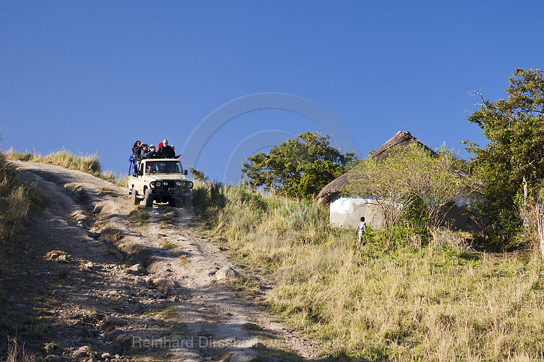 Xhosa Siedlung an der Wild Coast, n/a, Mbotyi, Ostkap, Suedafrika