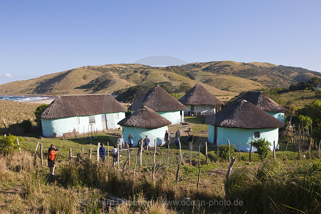 Xhosa Siedlung an der Wild Coast, n/a, Mbotyi, Ostkap, Suedafrika