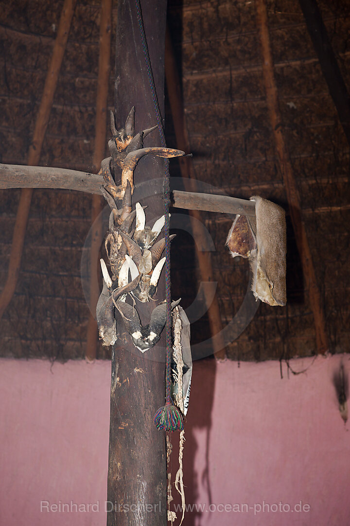 Utensilien eines Xhosa Medizinmann