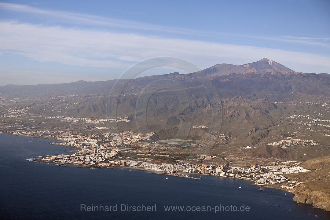 Aerial View of Playa Americas and Los Christianos