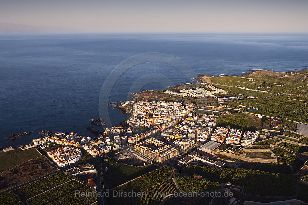 Aerial View of Alcala in Southwest of Tenerife