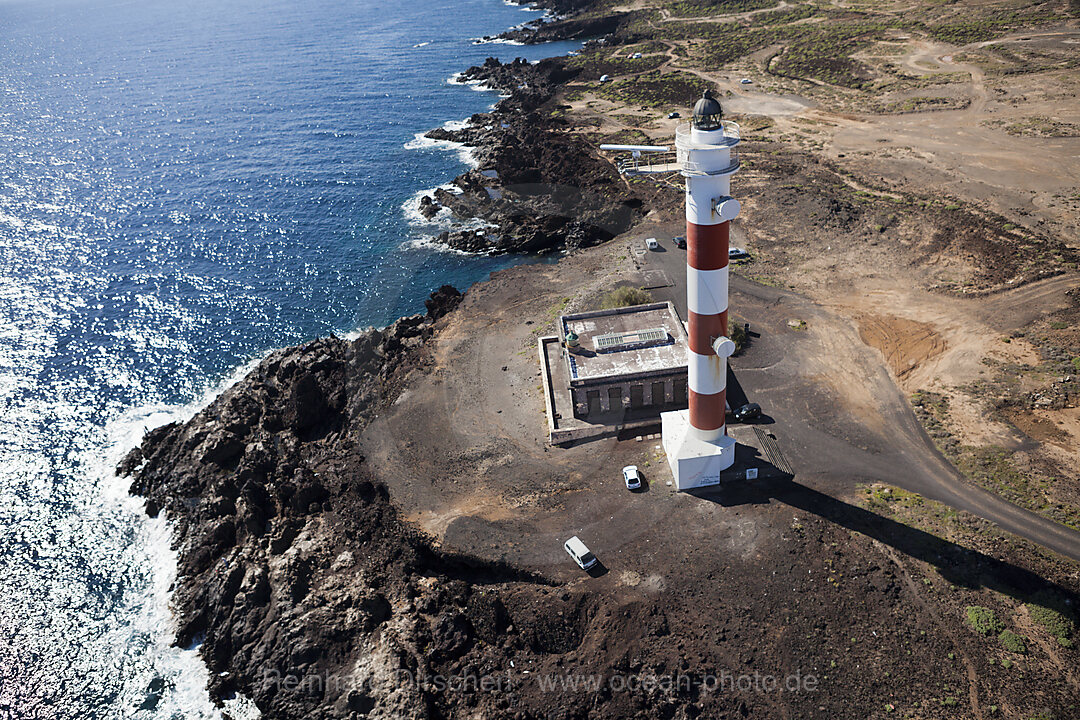 Aerial View of Lighthouse Faro de punta Abona, n/a, Tenerife, Spain