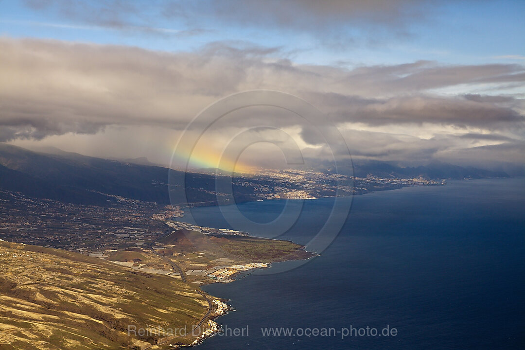 Aerial View of Coast near Gueimar, n/a, Tenerife, Spain