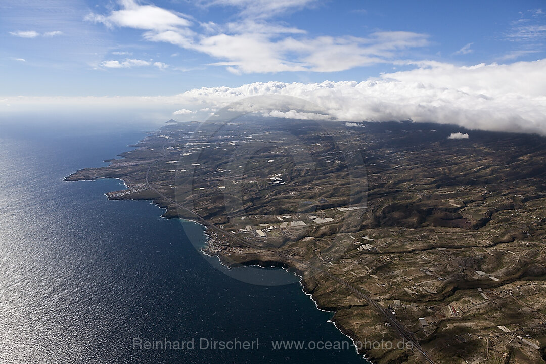 Aerial View of Coast near Abades, n/a, Tenerife, Spain