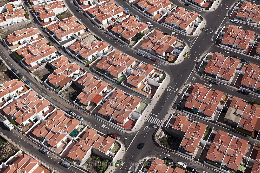 Luftaufnahme Strassen von Abades, n/a, Teneriffa, Spanien