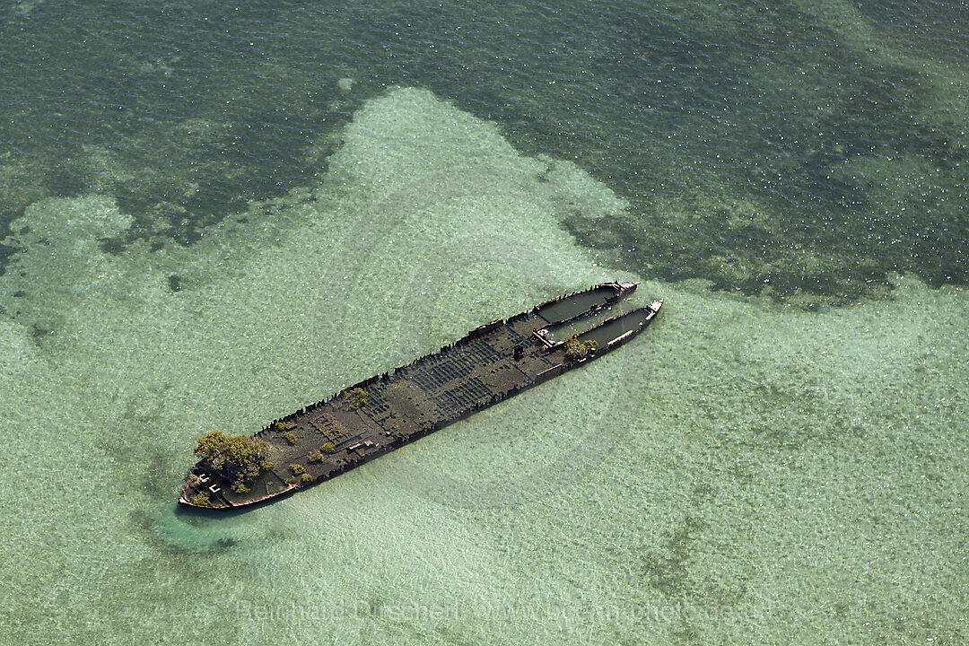 Wrack vor Stradbroke Island, Moreton Bay, Brisbane, Australien