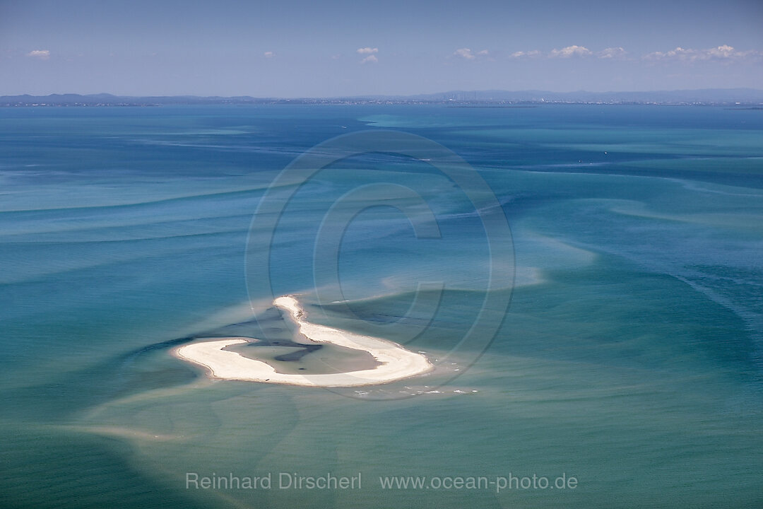 Luftaufnahme der Moreton Bay, Brisbane, Australien