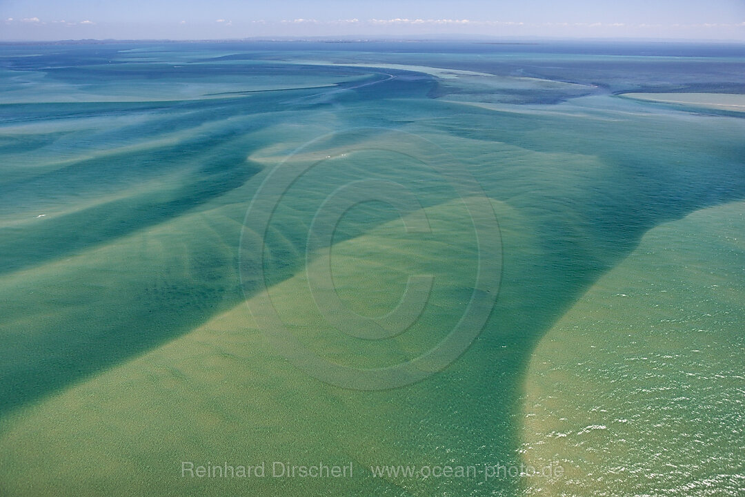 Luftaufnahme der Moreton Bay, Brisbane, Australien