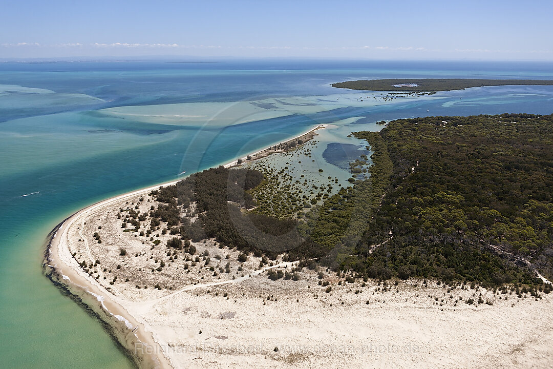 Aerial View of Moreton Island, Brisbane, Australia