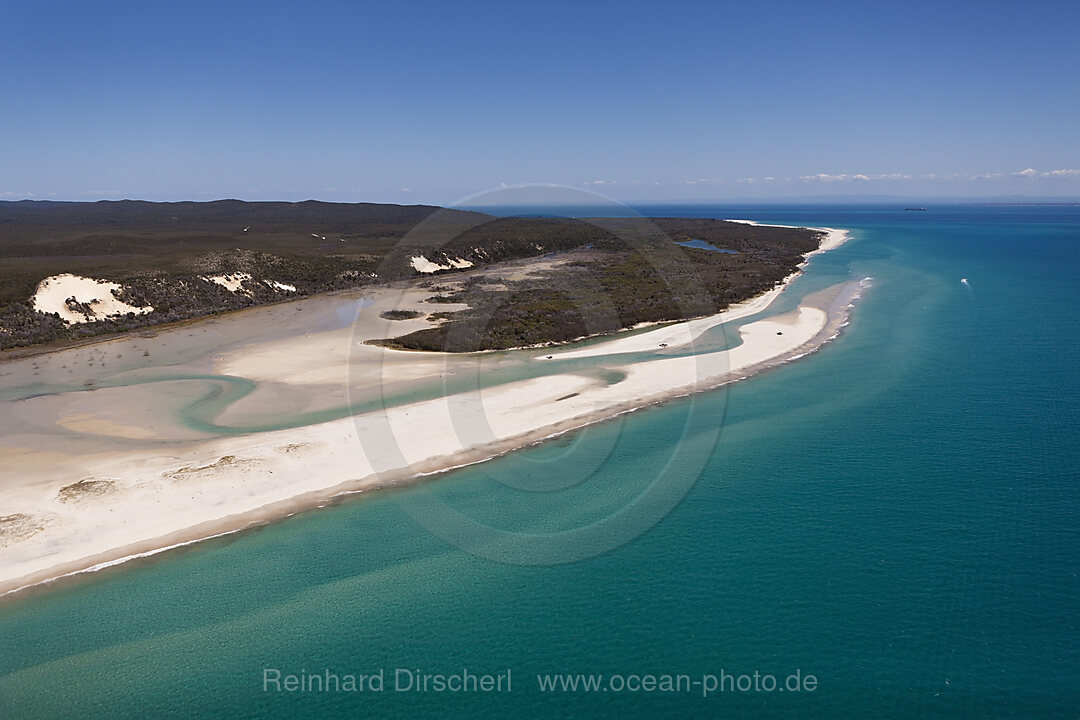 Aerial View of Moreton Island, Brisbane, Australia