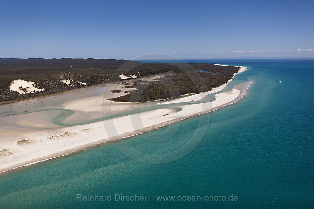 Luftaufnahme Moreton Island, Brisbane, Australien