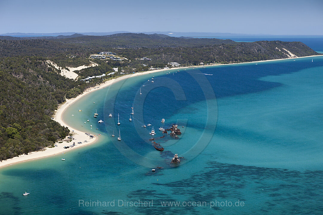 Tangalooma Wrecks, Moreton Island, Brisbane, Australia