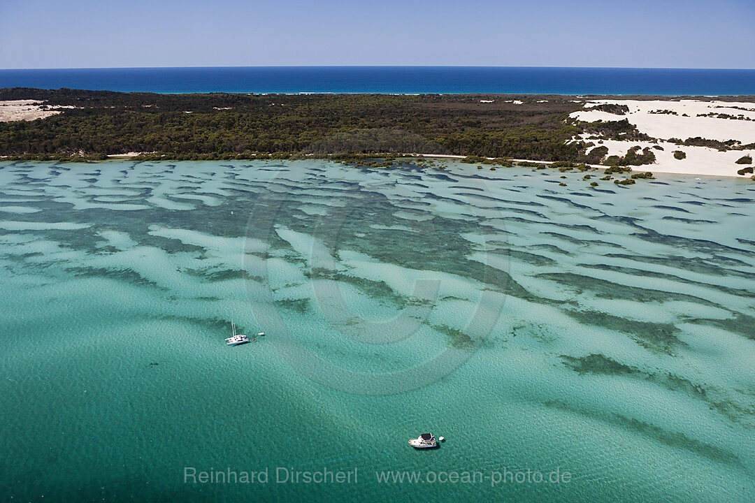 Luftaufnahme Moreton Island, Brisbane, Australien