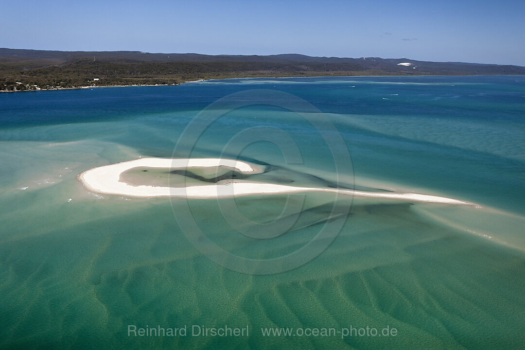 Luftaufnahme der Moreton Bay, Brisbane, Australien