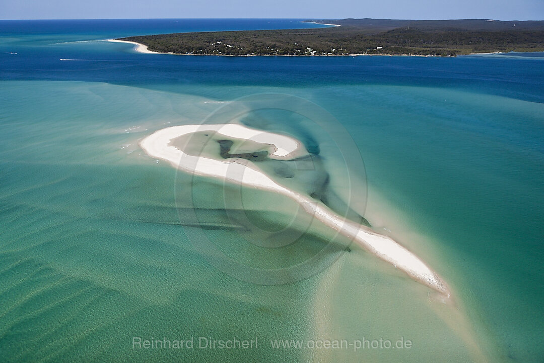 Luftaufnahme der Moreton Bay, Brisbane, Australien