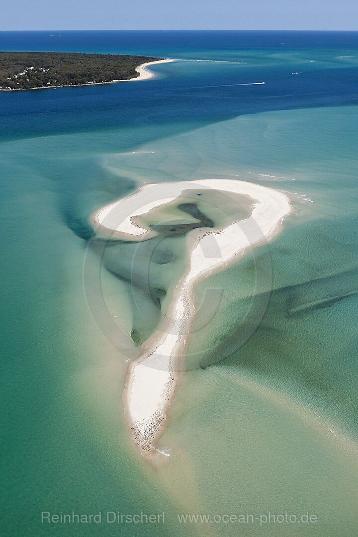 Luftaufnahme der Moreton Bay, Brisbane, Australien
