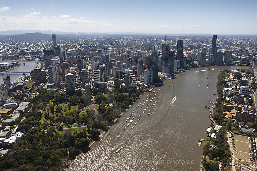 Skyline von Brisbane, Brisbane, Australien