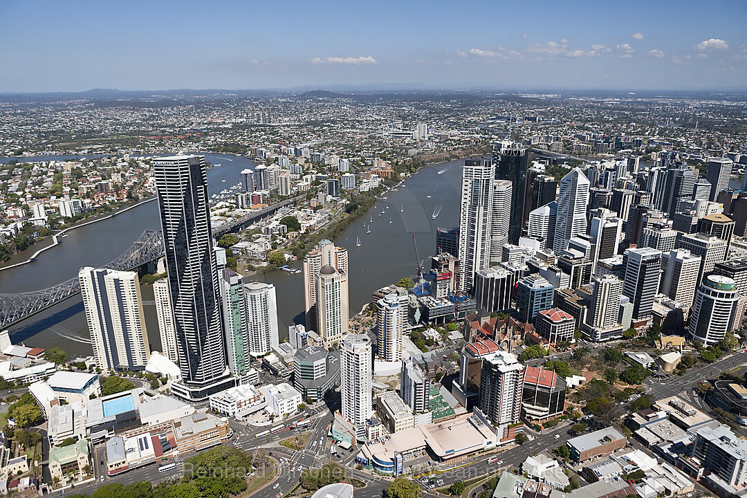 Skyline von Brisbane, Brisbane, Australien